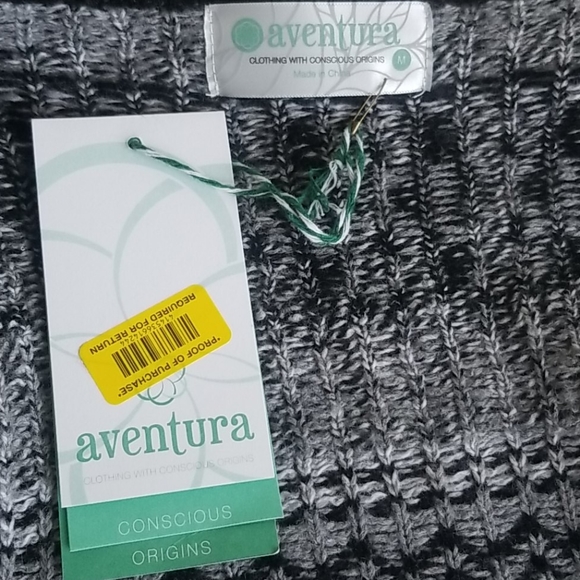 NWT ADVENTURA Striped Knit Cardigan - Picture 8 of 8